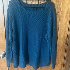 Lane Bryant teal blue sweater 18/20